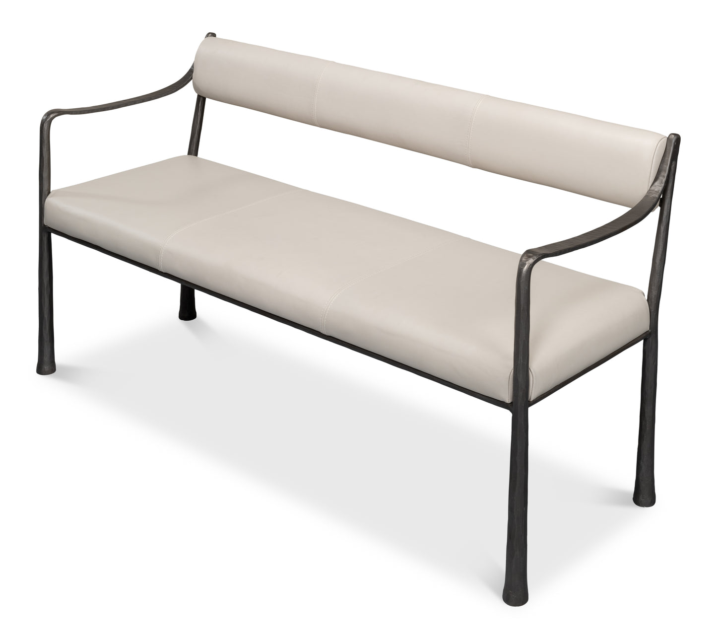 Sarreid - Eliana Bench - White - Modern