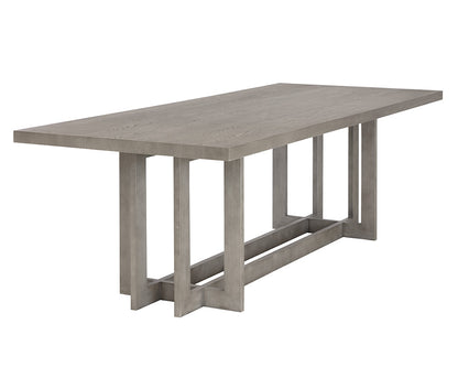 Sunpan Rectangle Modern Disera Dining Table - Natural - 96" - Solid Wood, Seats 8