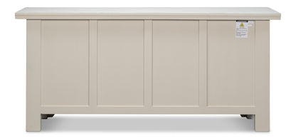 Sarreid - Persian Sideboard  Antique White - White - Eclectic