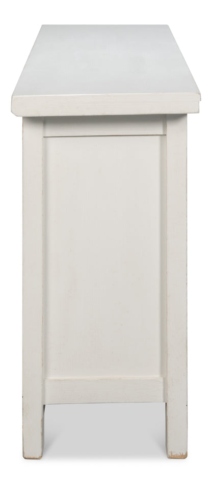 Sarreid - Persian Sideboard  Antique White - White - Eclectic