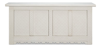 Sarreid - Persian Sideboard  Antique White - White - Eclectic