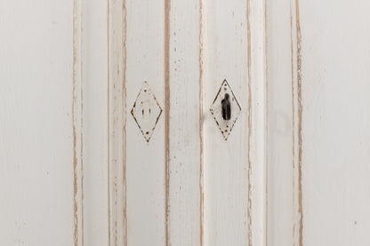 Sarreid - Antique Whitewash Sideboard  6 Door - White - Country