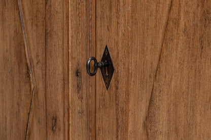 Sarreid - Diamond Wall Sideboard  Whitewash Finish - White - CoastalBeach