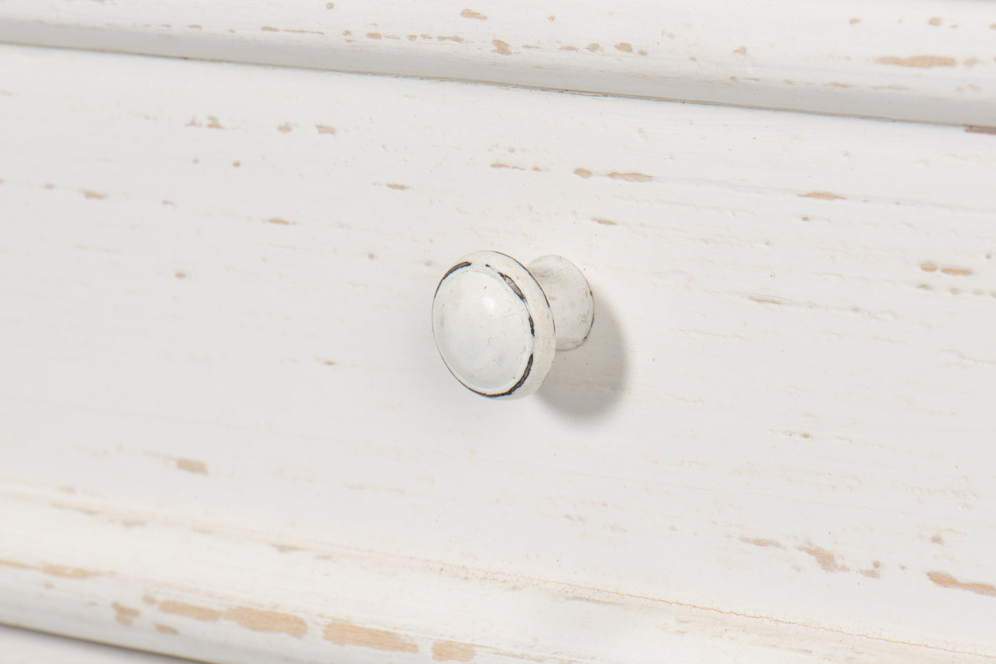 Sarreid - Diamond Wall Sideboard  Whitewash Finish - White - CoastalBeach