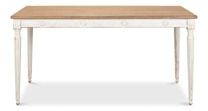 Sarreid - Lady's Dining Table - White - FrenchCountry