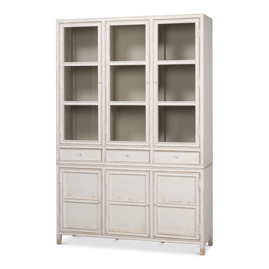 Sarreid - Simplicity Bookcase - White - Contemporary