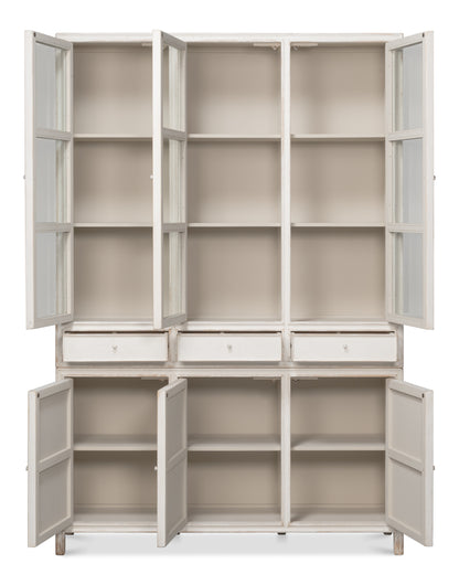 Sarreid - Simplicity Bookcase - White - Contemporary