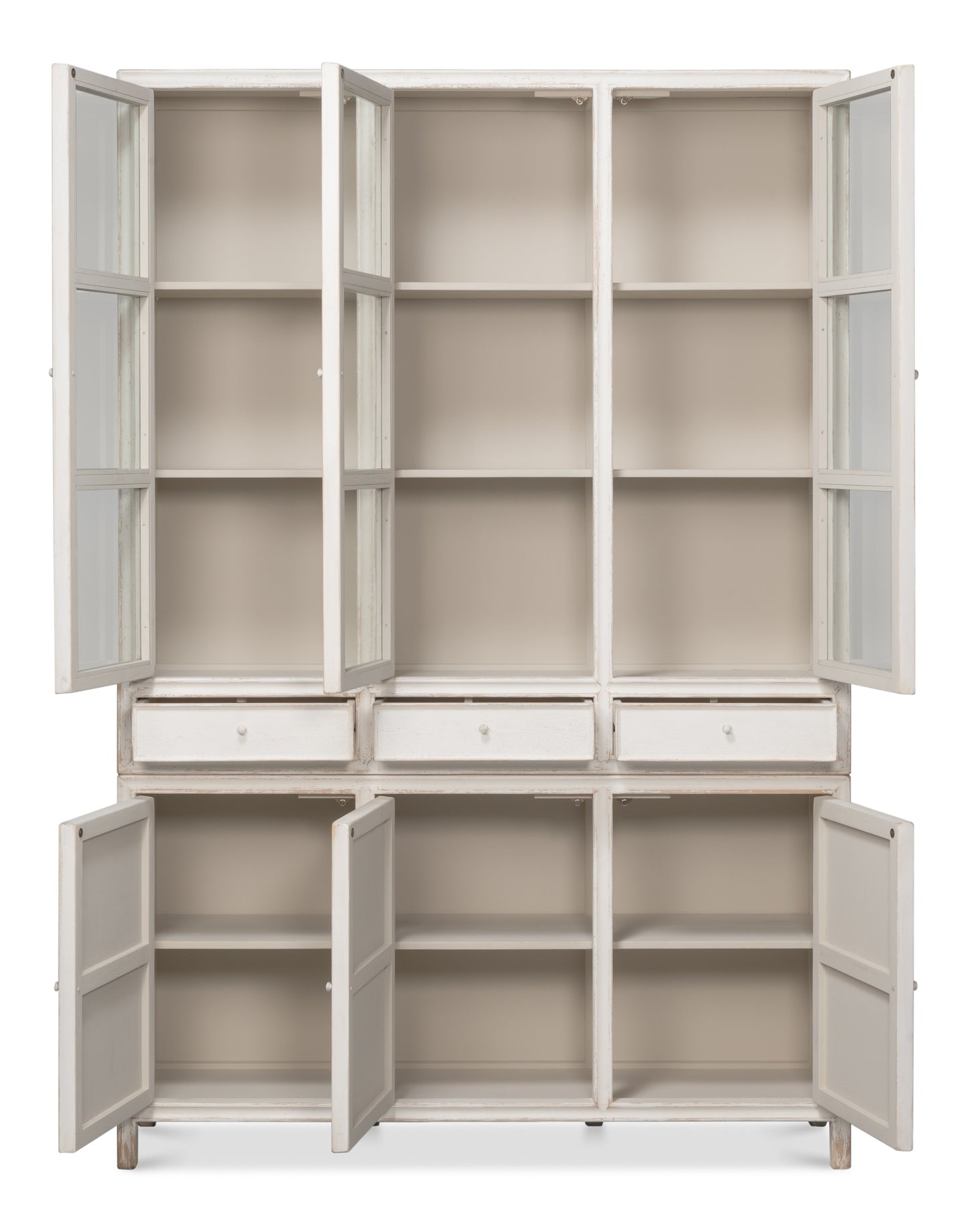 Sarreid - Simplicity Bookcase - White - Contemporary
