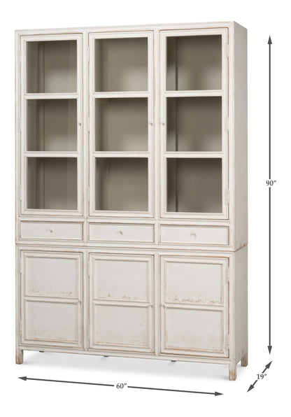 Sarreid - Simplicity Bookcase - White - Contemporary