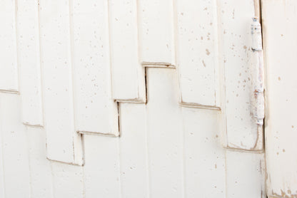 Sarreid - Aztec Sideboard On Stand  Whitewash - White - Eclectic