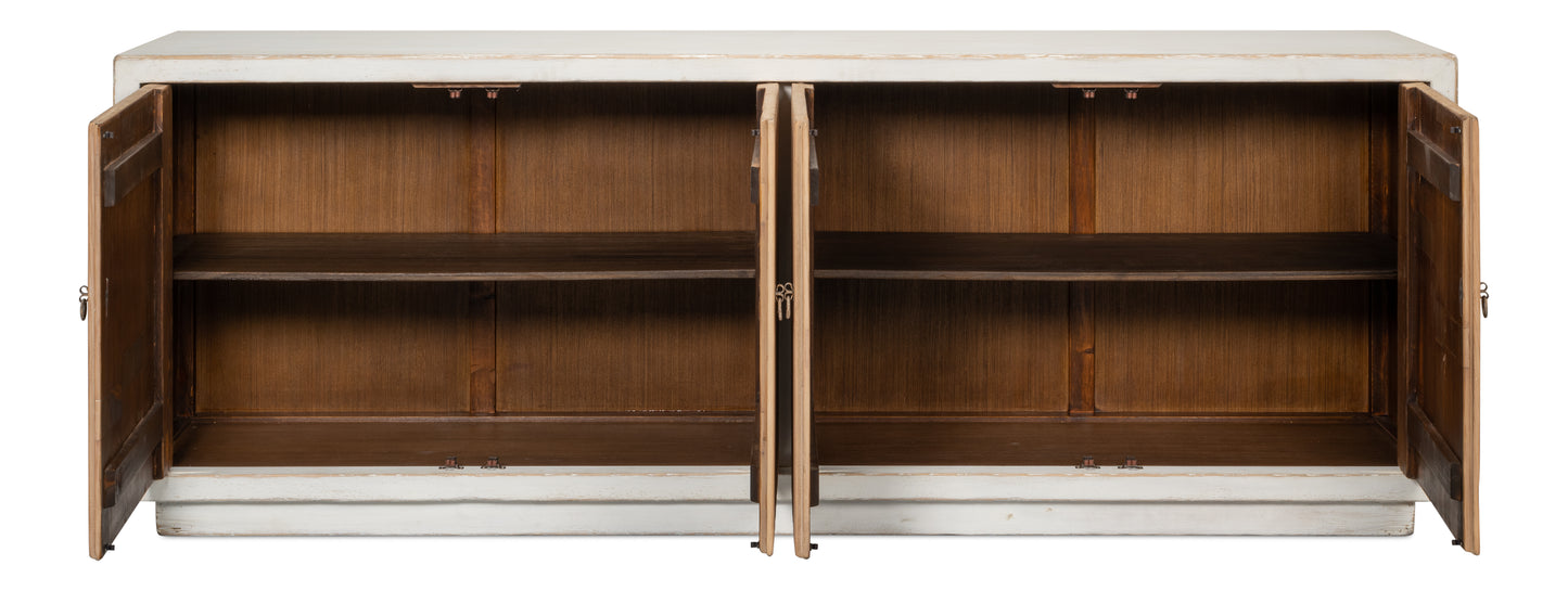 Sarreid - Modern Sideboard - White - Contemporary