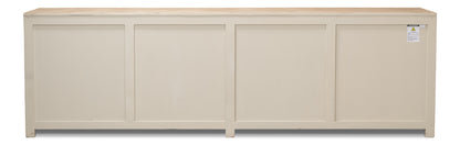 Sarreid - Eight Is Enough Sideboard Whitewash - White - Traditional
