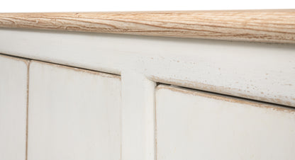 Sarreid - Eight Is Enough Sideboard Whitewash - White - Traditional