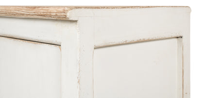 Sarreid - Eight Is Enough Sideboard Whitewash - White - Traditional