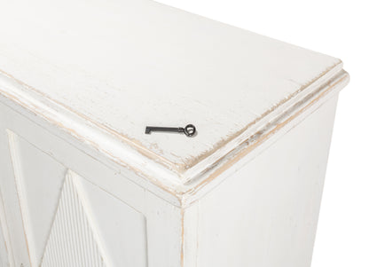 Sarreid - Beecher Sideboard W/3 Doors  Whitewash - White - CoastalBeach