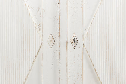 Sarreid - Beecher Sideboard W/3 Doors  Whitewash - White - CoastalBeach