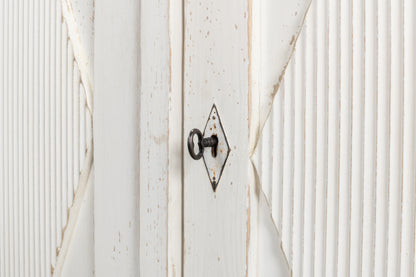 Sarreid - Beecher Sideboard W/3 Doors  Whitewash - White - CoastalBeach