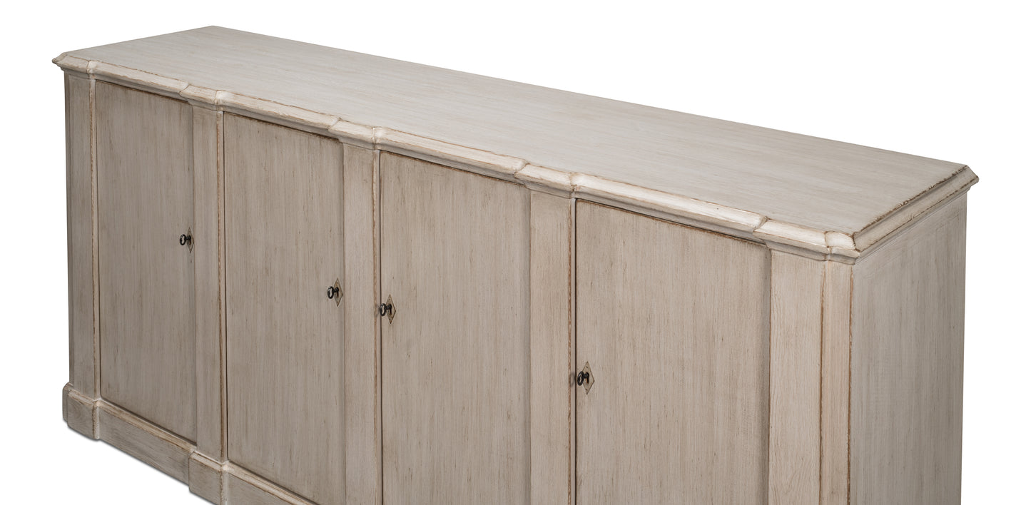 Sarreid - Villefranche Sideboard - White - Traditional