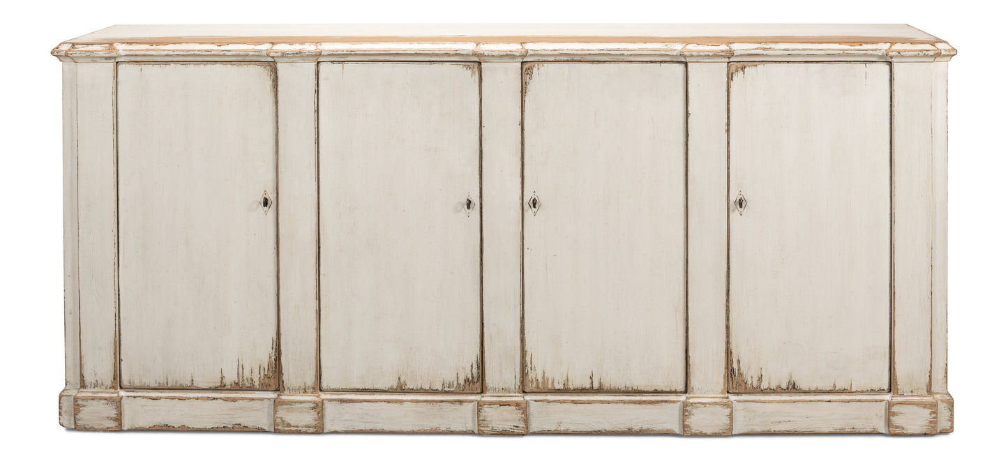Sarreid - Villefranche Sideboard - White - Traditional