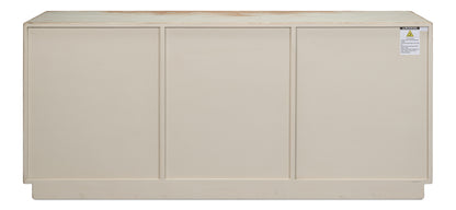 Sarreid - Louvered Sideboard  Whitewash - White - Transitional