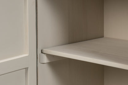 Sarreid - Louvered Sideboard  Whitewash - White - Transitional