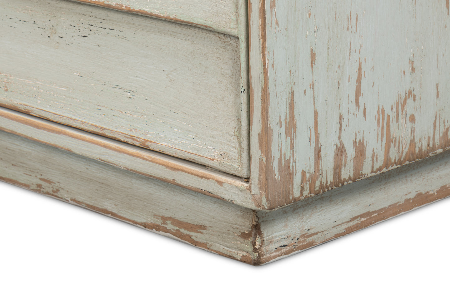 Sarreid - Louvered Sideboard  Whitewash - White - Transitional