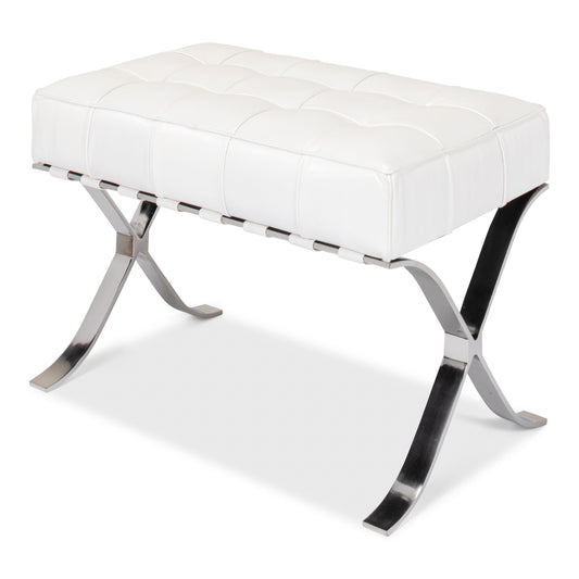 Sarreid - Catalunya Bench - White - Contemporary