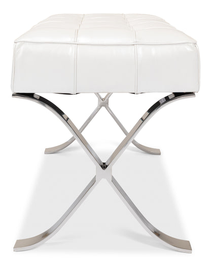 Sarreid - Catalunya Bench - White - Contemporary