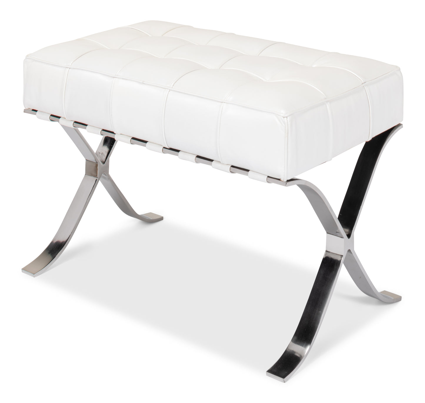 Sarreid - Catalunya Bench - White - Contemporary