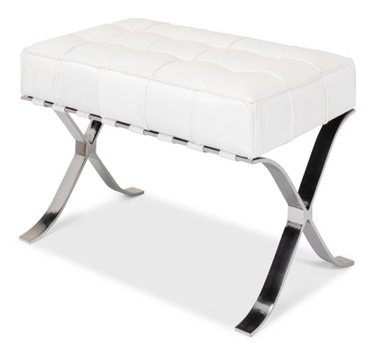 Sarreid - Catalunya Bench - White - Contemporary
