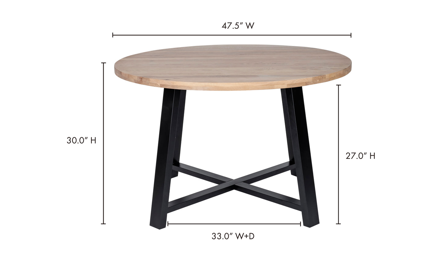 Moe's Home 86" Mila Dining Table Round