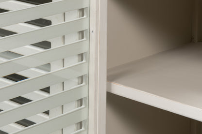 Sarreid - St. Nevis Sideboard  Antique White - White - Contemporary