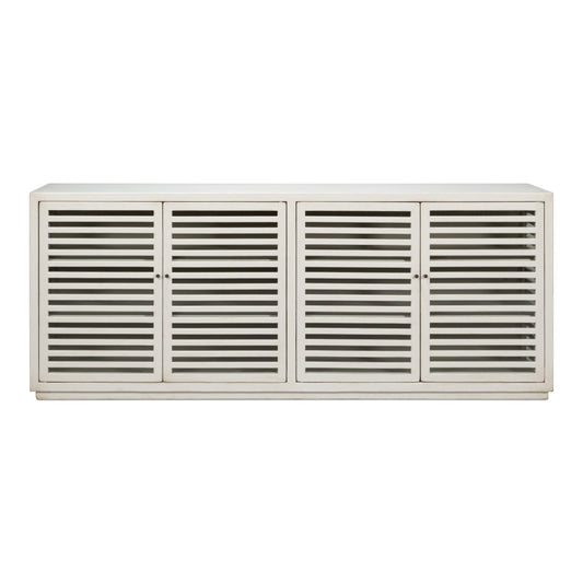 Sarreid - St. Nevis Sideboard  Antique White - White - Contemporary