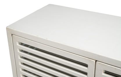 Sarreid - St. Nevis Sideboard  Antique White - White - Contemporary