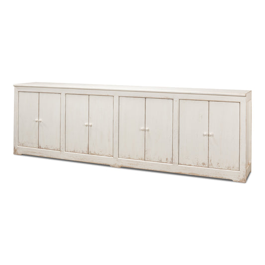 Sarreid - Eight Is Enough Sideboard  Whitewash - White - Traditional