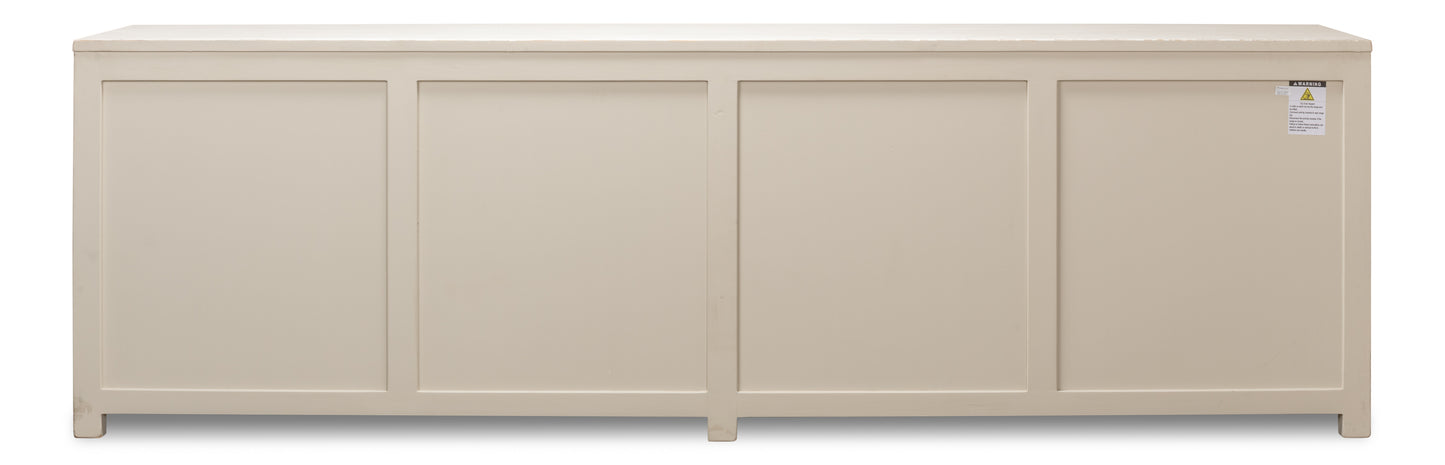 Sarreid - Eight Is Enough Sideboard  Whitewash - White - Traditional