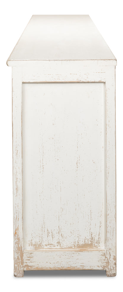 Sarreid - Eight Is Enough Sideboard  Whitewash - White - Traditional