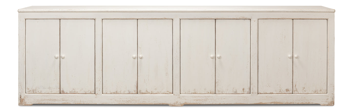 Sarreid - Eight Is Enough Sideboard  Whitewash - White - Traditional