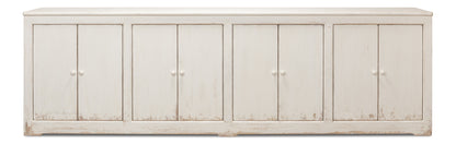 Sarreid - Eight Is Enough Sideboard  Whitewash - White - Traditional