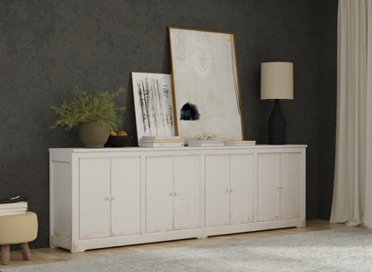 Sarreid - Eight Is Enough Sideboard  Whitewash - White - Traditional
