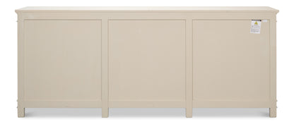 Sarreid - Marksman Sideboard  Whitewash - White - Traditional
