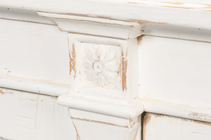 Sarreid - Marksman Sideboard  Whitewash - White - Traditional