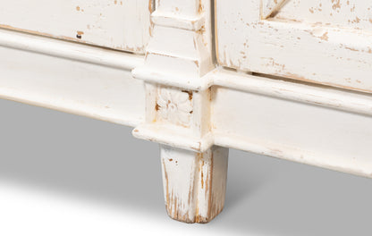 Sarreid - Marksman Sideboard  Whitewash - White - Traditional