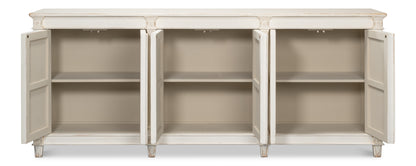 Sarreid - Marksman Sideboard  Whitewash - White - Traditional