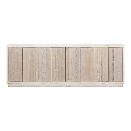 Sarreid - Stefano Narrow Sideboard - White - Transitional
