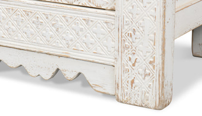 Sarreid - Persia Sideboard - White - Eclectic