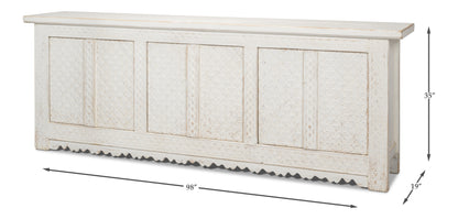 Sarreid - Persia Sideboard - White - Eclectic