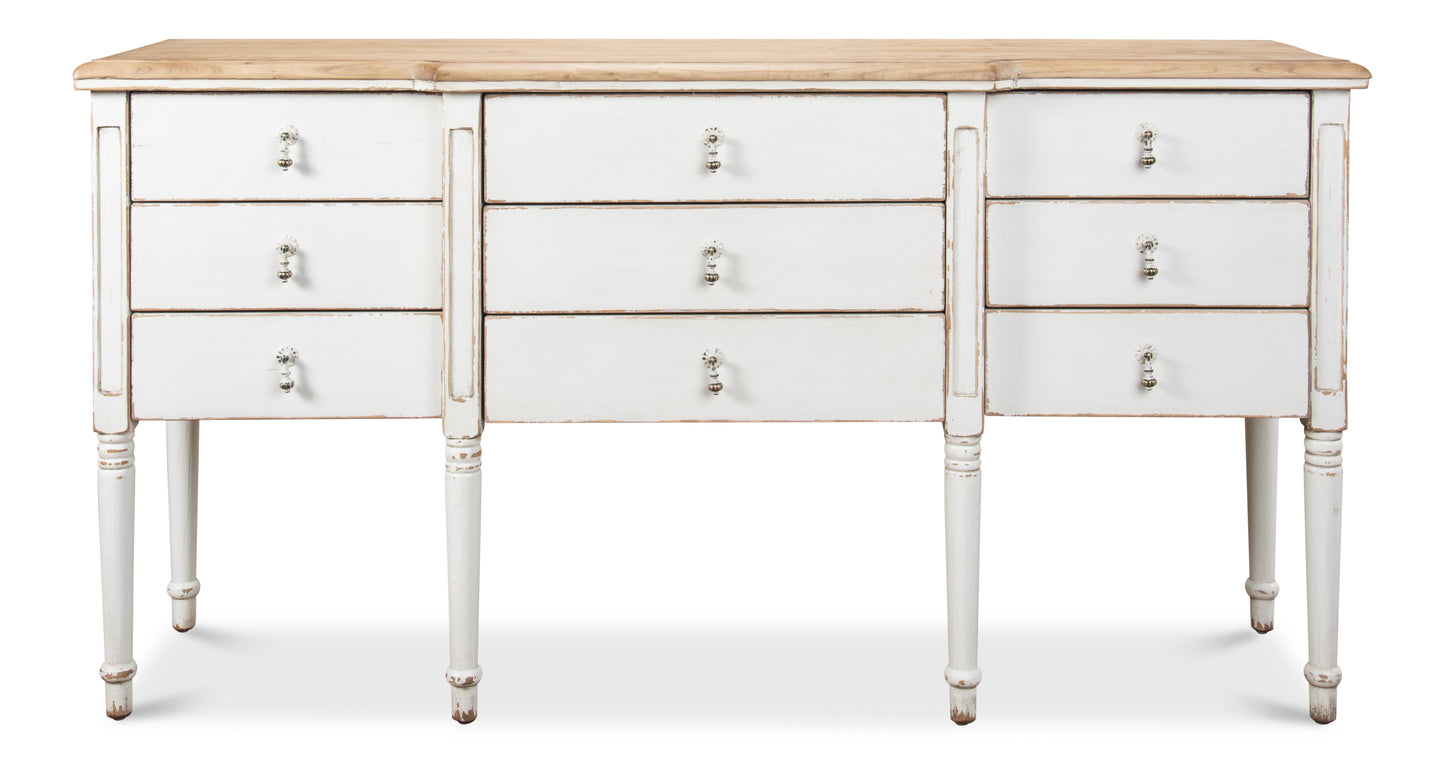 Sarreid - Celine Sideboard - White - Traditional