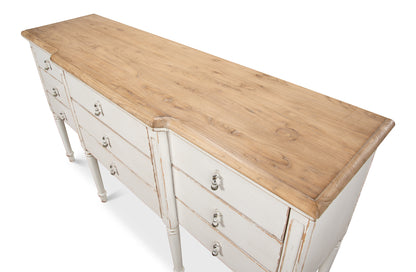 Sarreid - Celine Sideboard - White - Traditional