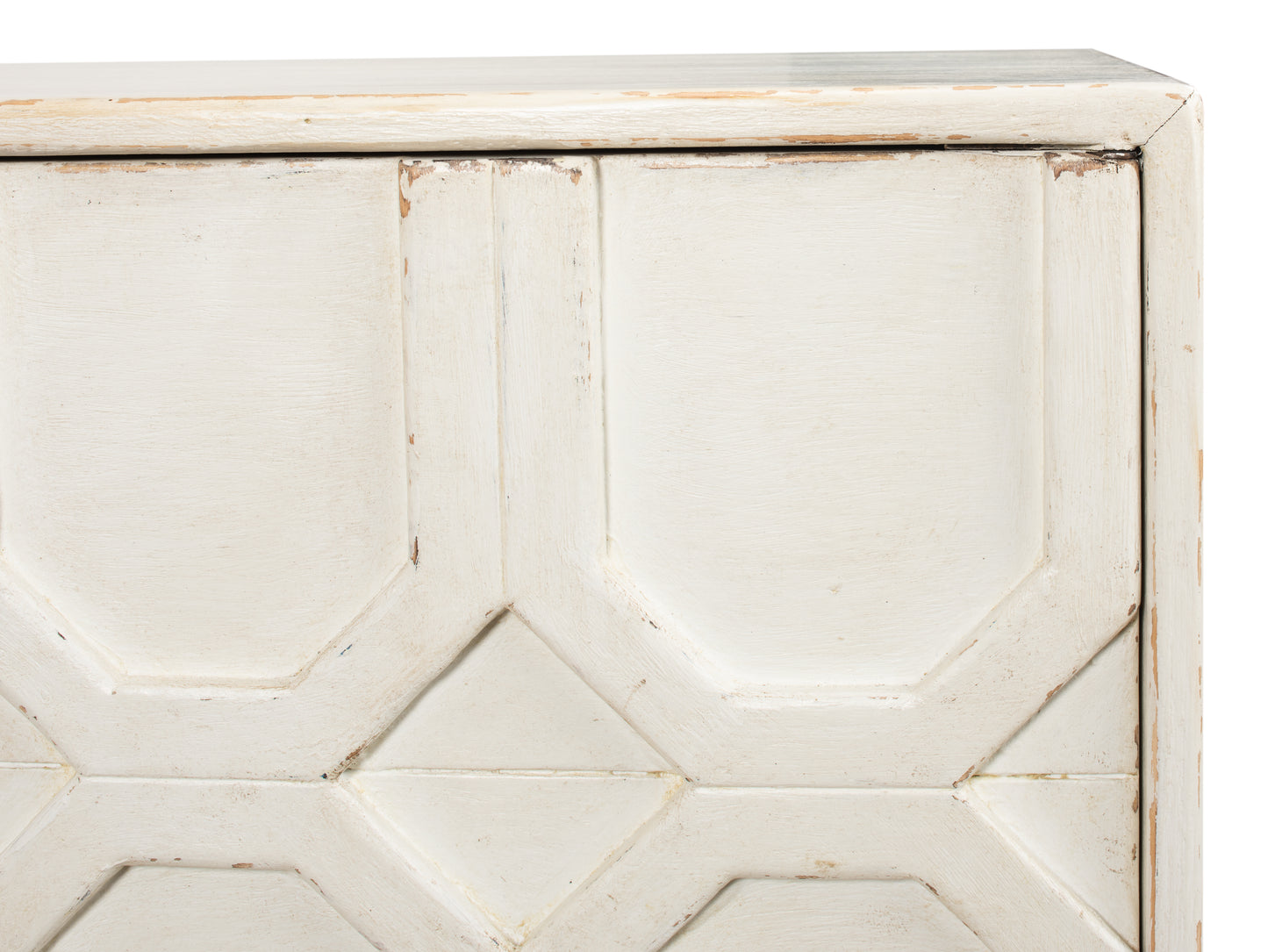Sarreid - Becket Sideboard  Antique White - White - Transitional